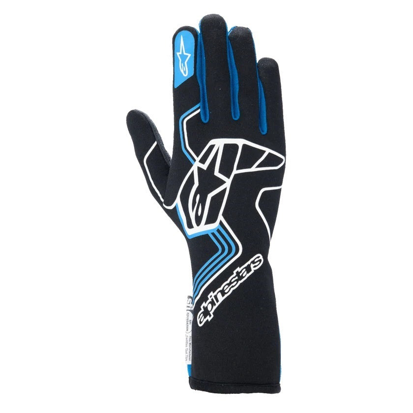 Glove Tech-1 Race V4 Black / Blue  Medium