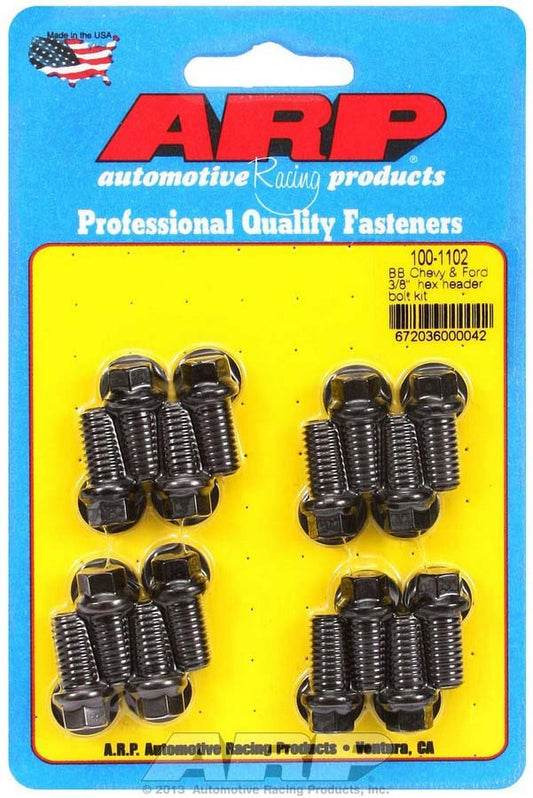 Header Bolt Kit - 6pt. 3/8 x .750 UHL (16)