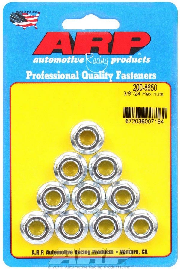 Hex Nuts - 3/8-24 (10)