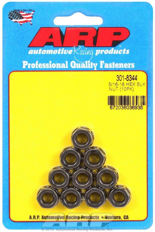 Hex Nut Kit w/Flange 5/16-18 (10pk)