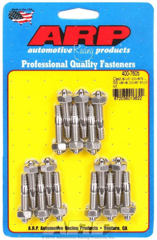 S/S Valve Cover Stud Kit 6pt. (16)