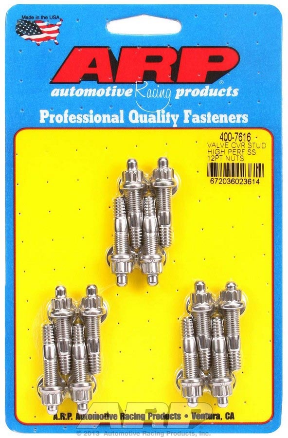 S/S Valve Cover Stud Kit 12pt. (12)