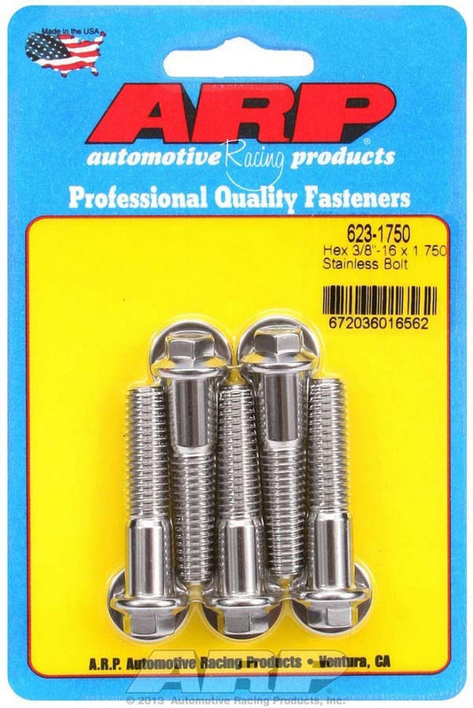 S/S Bolt Kit - 6pt. (5) 3/8-16 x 1.750