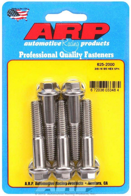 S/S Bolt Kit - 6pt. (5) 3/8-16 x 2.000