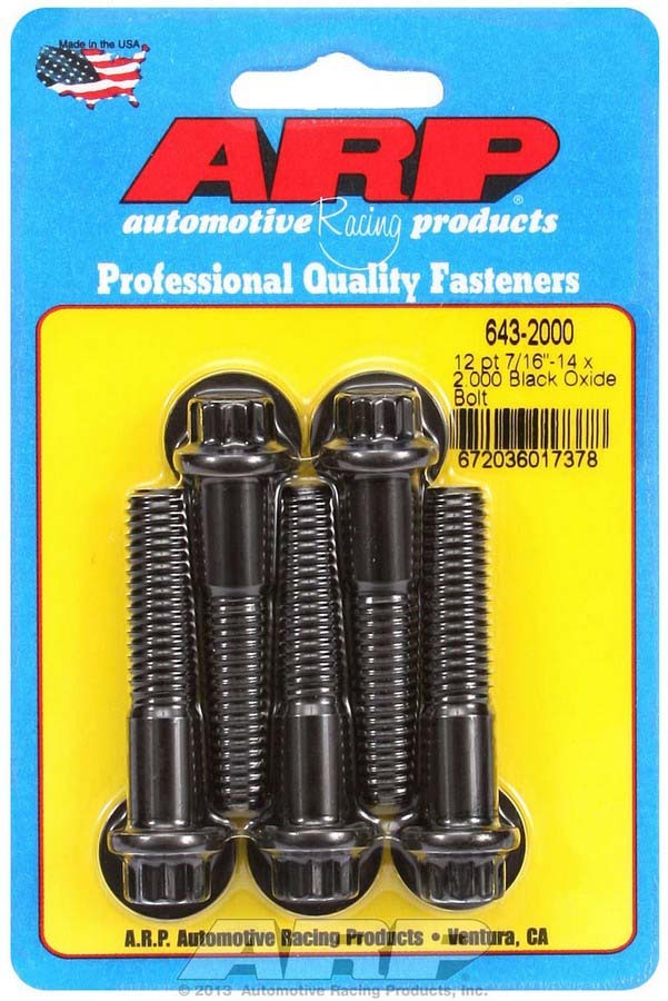 Bolt Kit - 12pt. (5) 7/16-14 x 2.000