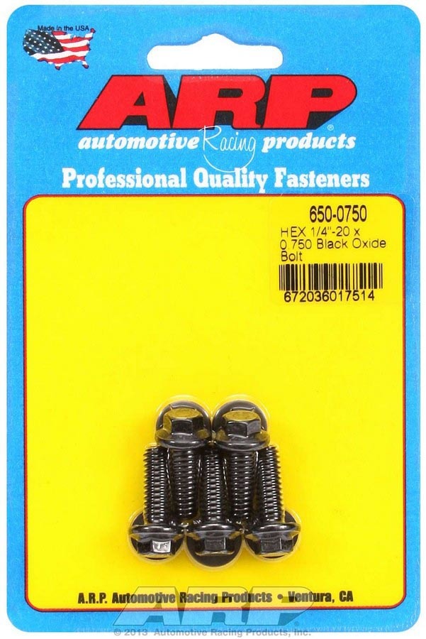 Bolt Kit - 6pt. (5) 1/4-20 x .750