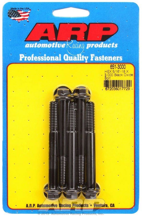 Bolt Kit - 6pt 5pk 5/16-18 x 3.000