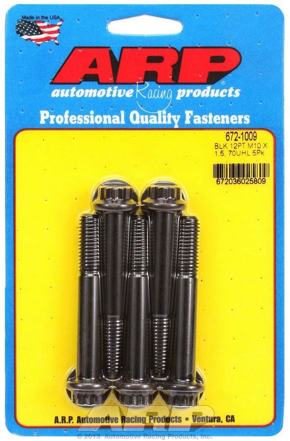 Bolt Kit - 12pt. (5) 10mm x 1.5 x 70mm