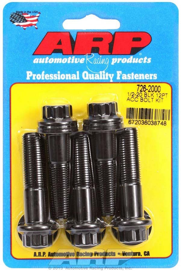 Bolt Kit - 12pt. (5pk) 1/2-20 x 2.000