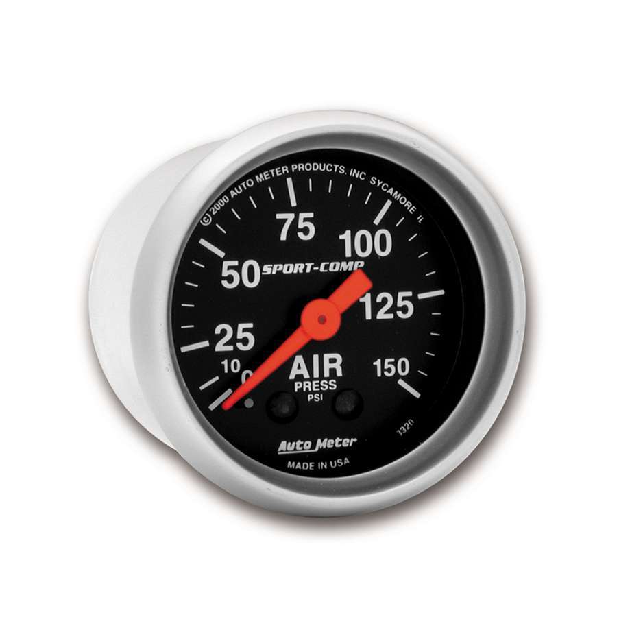 2-1/16in S/C Air Press. Gauge 0-150psi