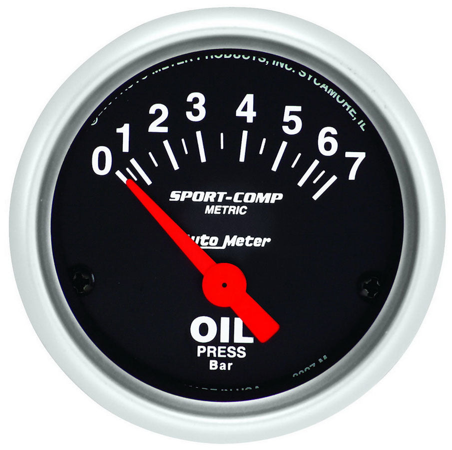 2-1/16 Mini S/C Oil Pressure Gauge - Metric