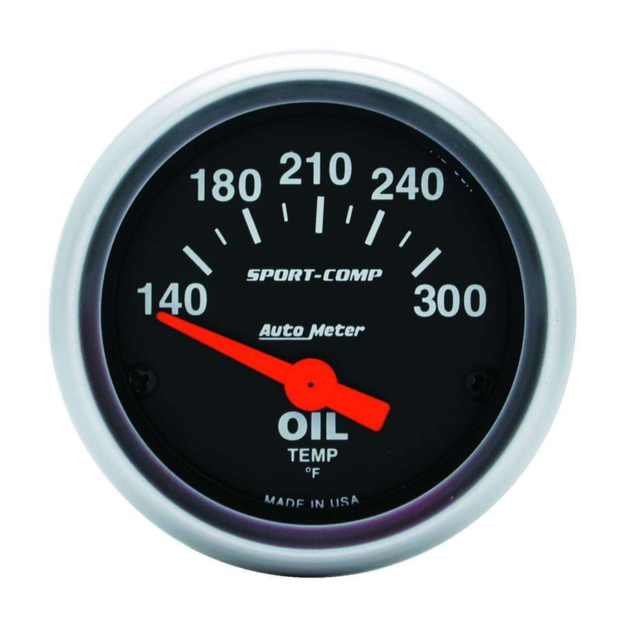 2-1/16in S/C Oil Temp. Gauge 140-300