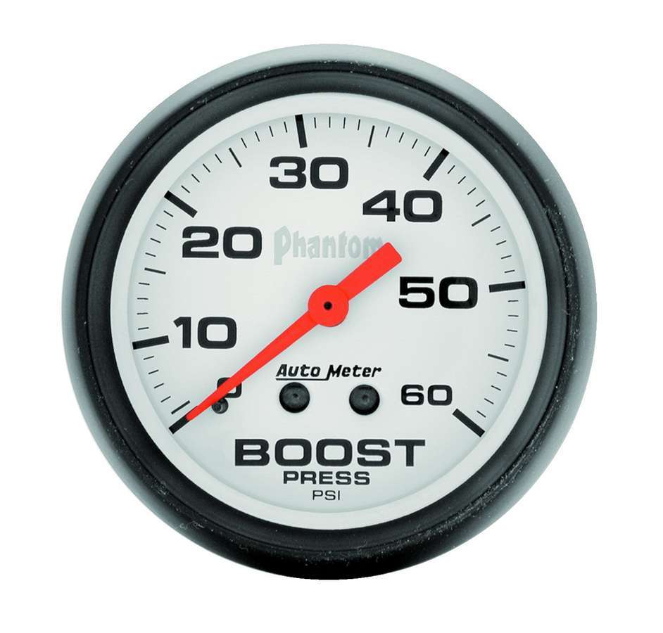 2-1/16 Phantom Boost Gauge - 0-60psi