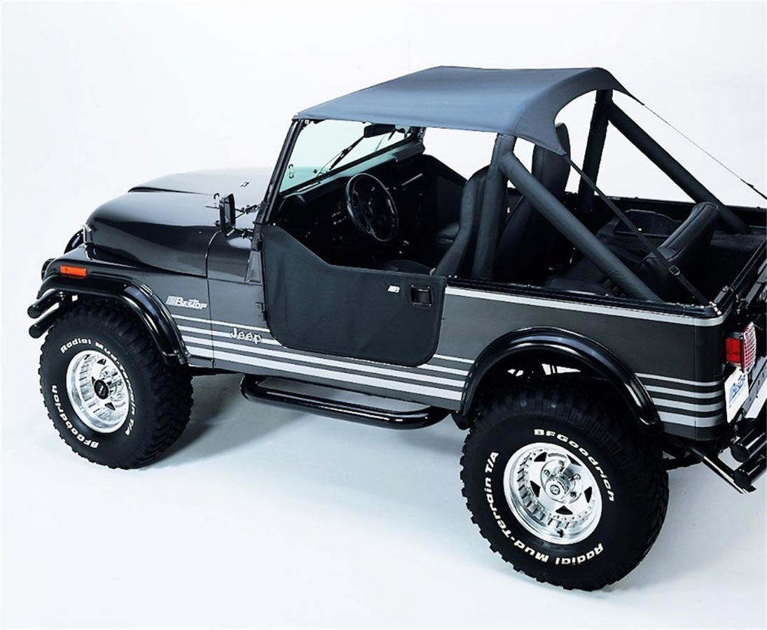 76-86 Jeep CJ7 Charcoal Traditional Bikini