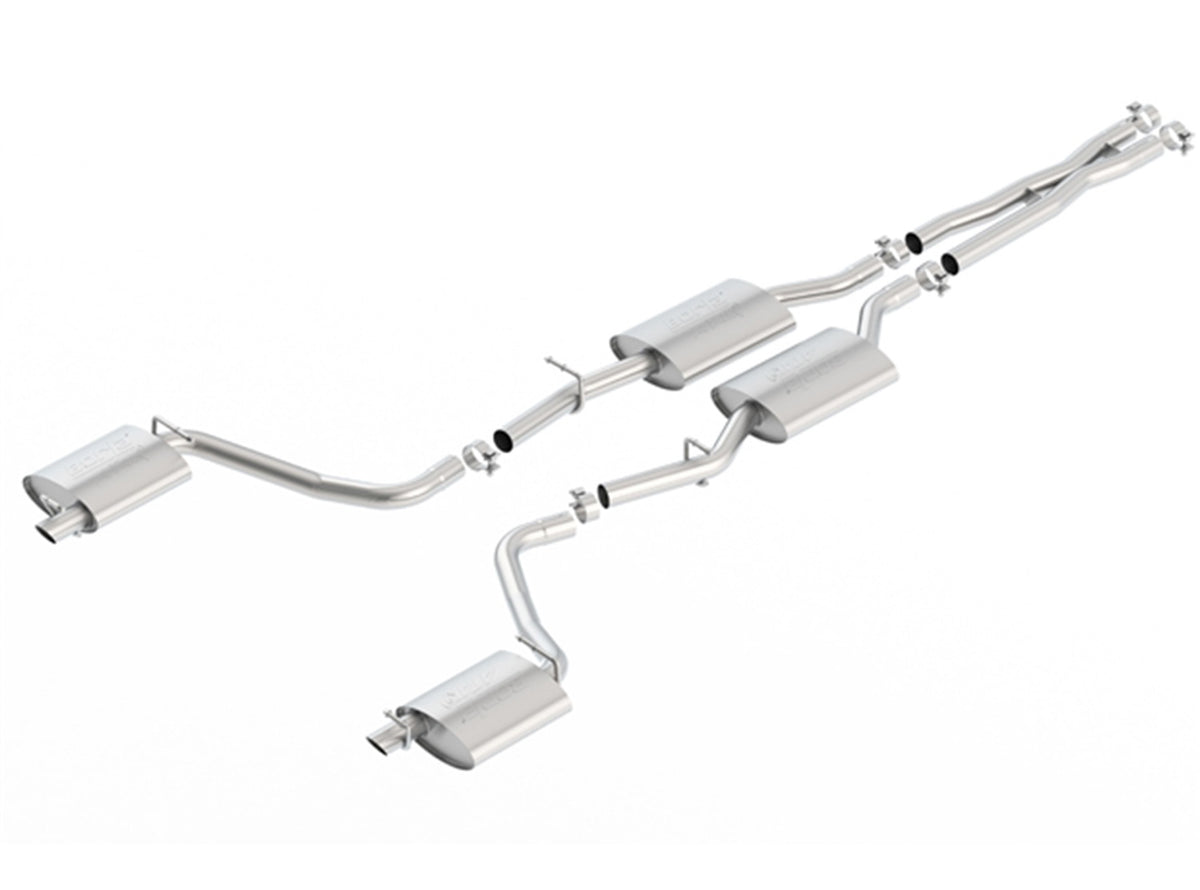 15-23 CHAL SXT/GT  3.6L Cat Back Silver Tips