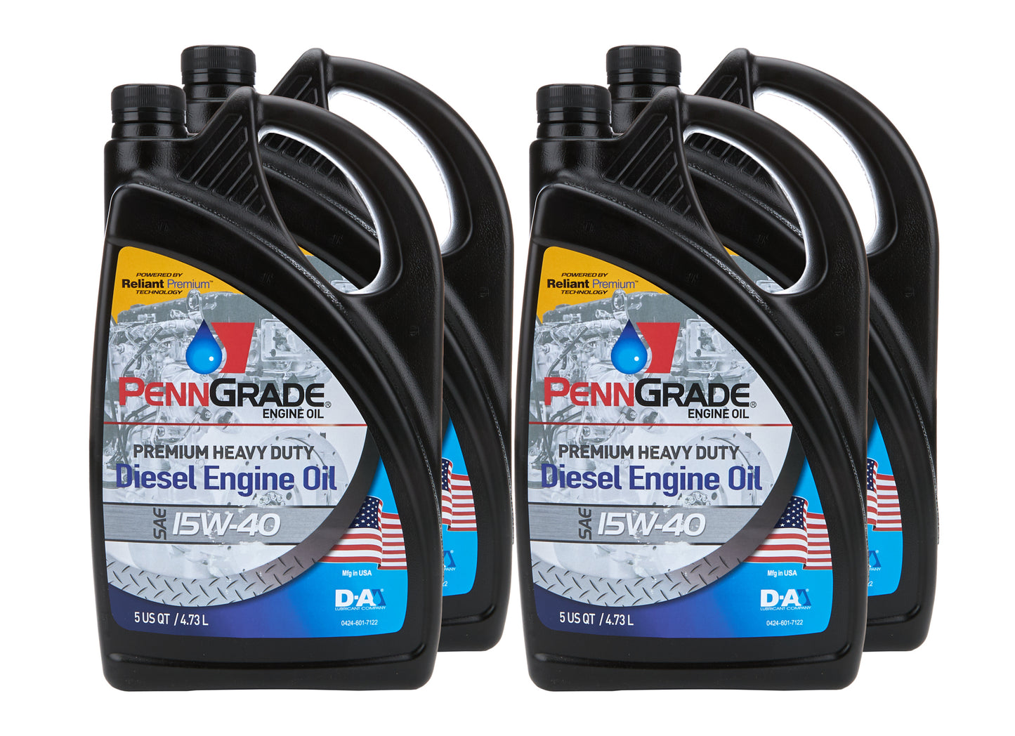 15w40 Diesel Engine Oil Case 4 x 5 Quart