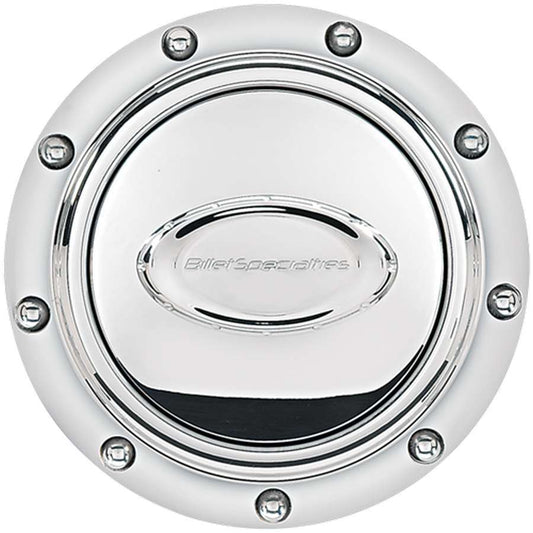 Horn Button Riveted Polished Logo