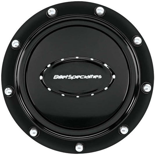 Horn Button Riveted Black Anodized