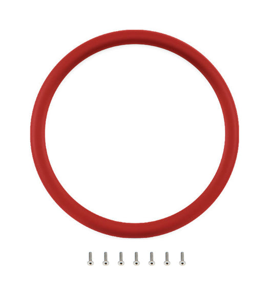 Half Wrap Ring 15.5in Red Leather