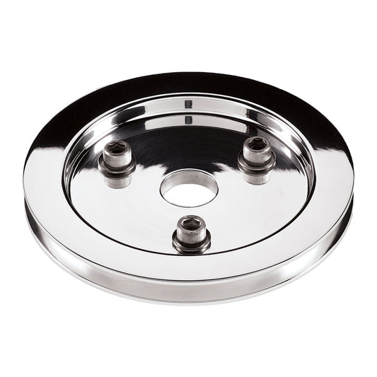 BBC 1 GRV Crank Pulley LWP Polished