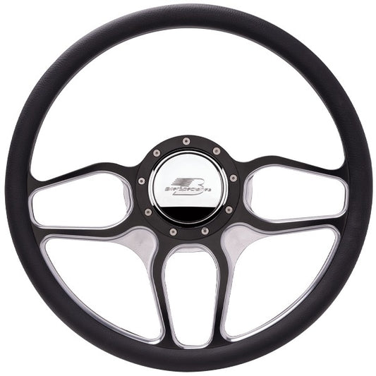 Steering Wheel 1/2 Wrap 15.5in Win Lite Black