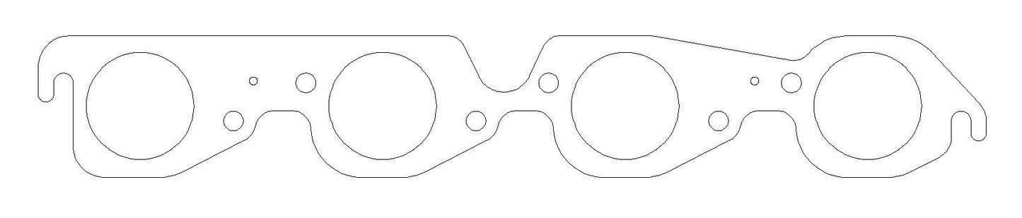 BBC MLS Exhaust Gasket Set 2.130 Round Port