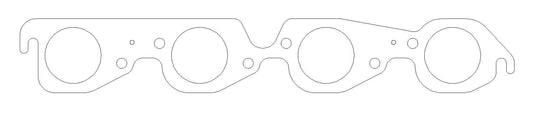 BBC MLS Exhaust Gasket Set 2.130 Round Port