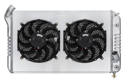 69-72 Corvette Radiator w/ 12in Dual Fan Kit