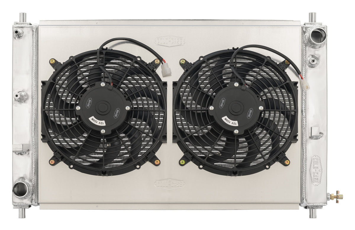 97-04 Mustang Radiator w/12in Dual Fans Kit
