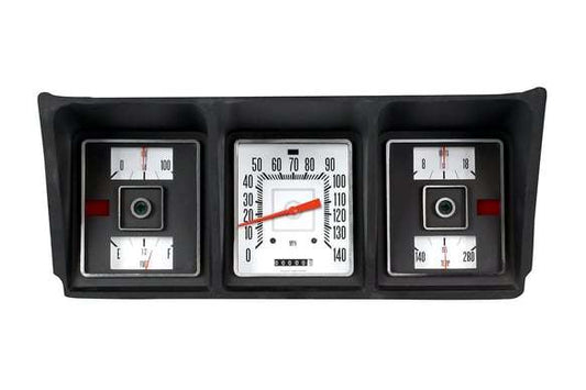 73-79 Ford P/U Gauge Set White