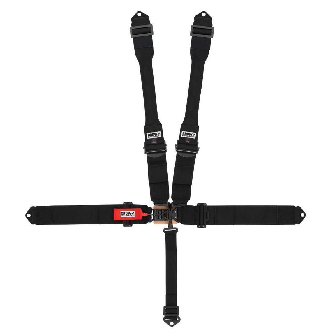 5-Way L&L 52in Lap Belt DB Harness W/Alum adjus