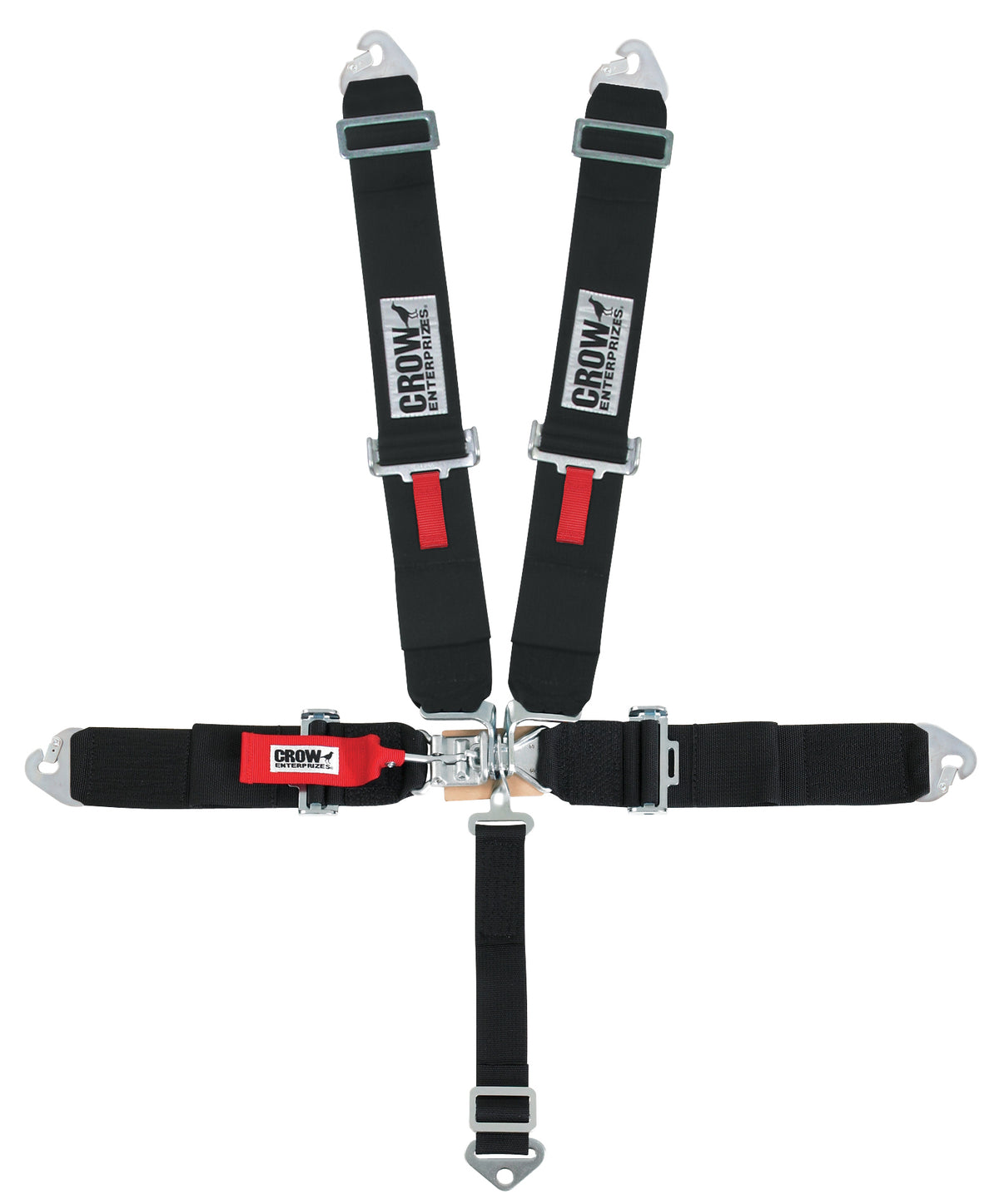 Safety Belts 5pt L&L 50in Clip In Black 16.1