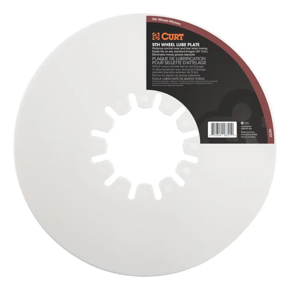 10in 5th Wheel Lube Plate
