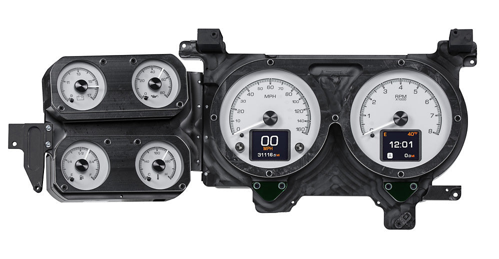 73-87 GM Truck HDX Instrument System Silver