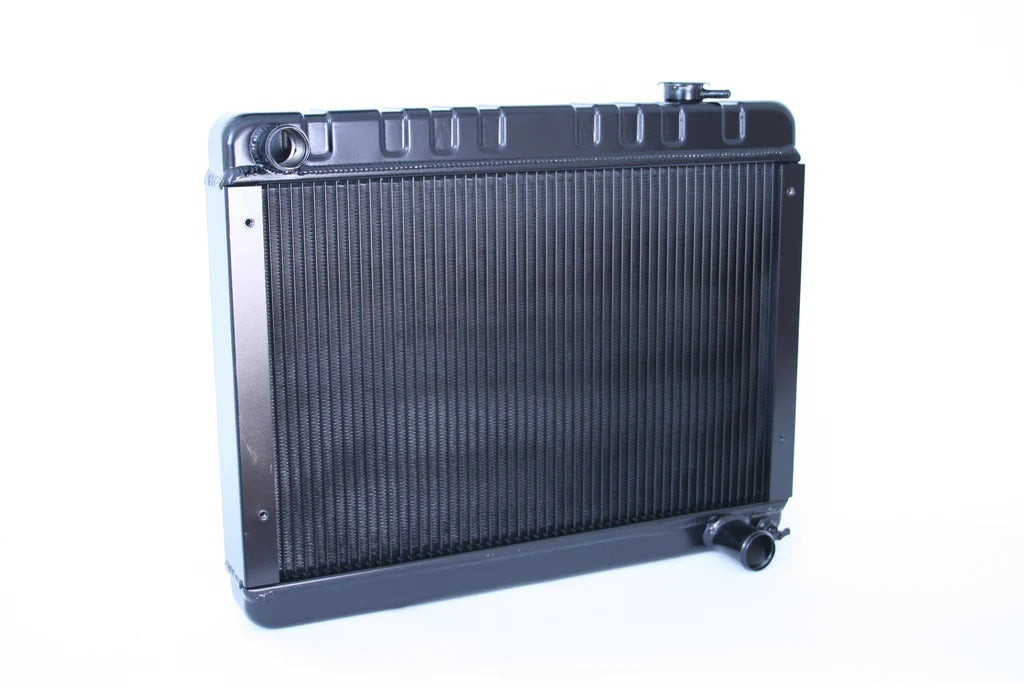 Radiator C-10 Truck 63-66 Man Trans Black