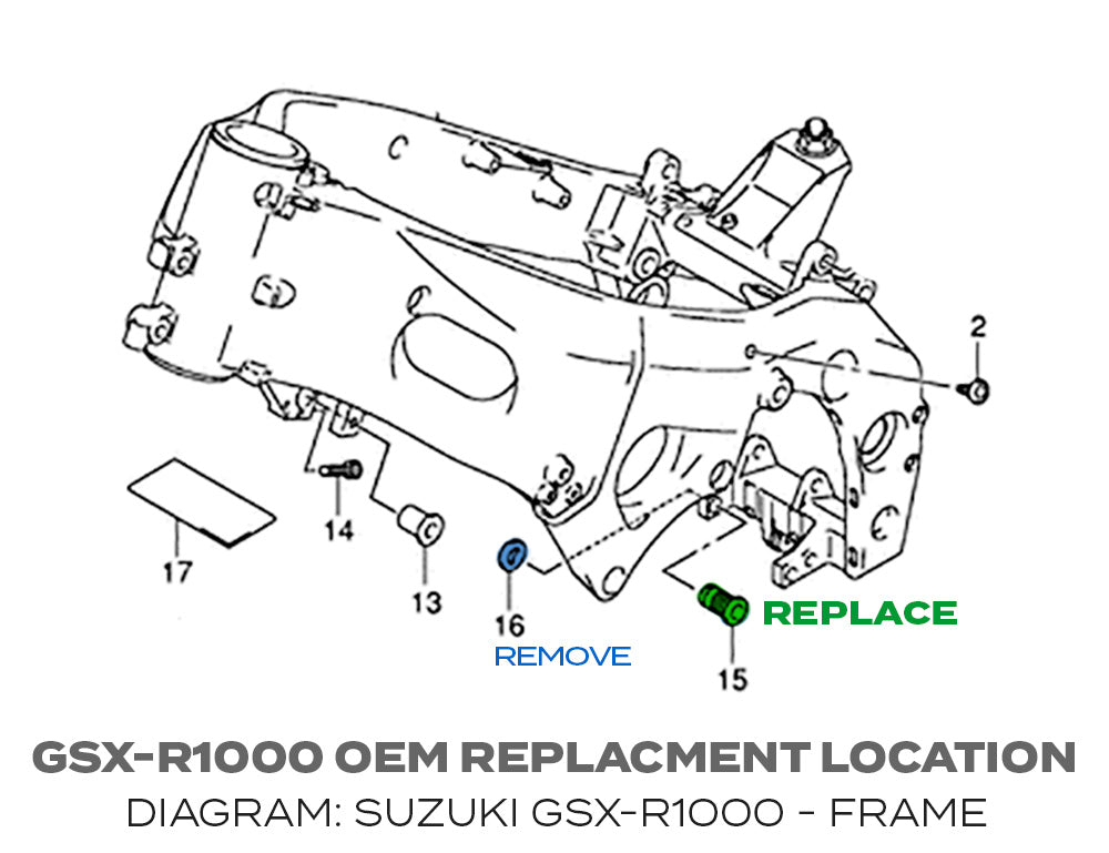 DME Racing Aluminum Motor Mount Frame Inserts