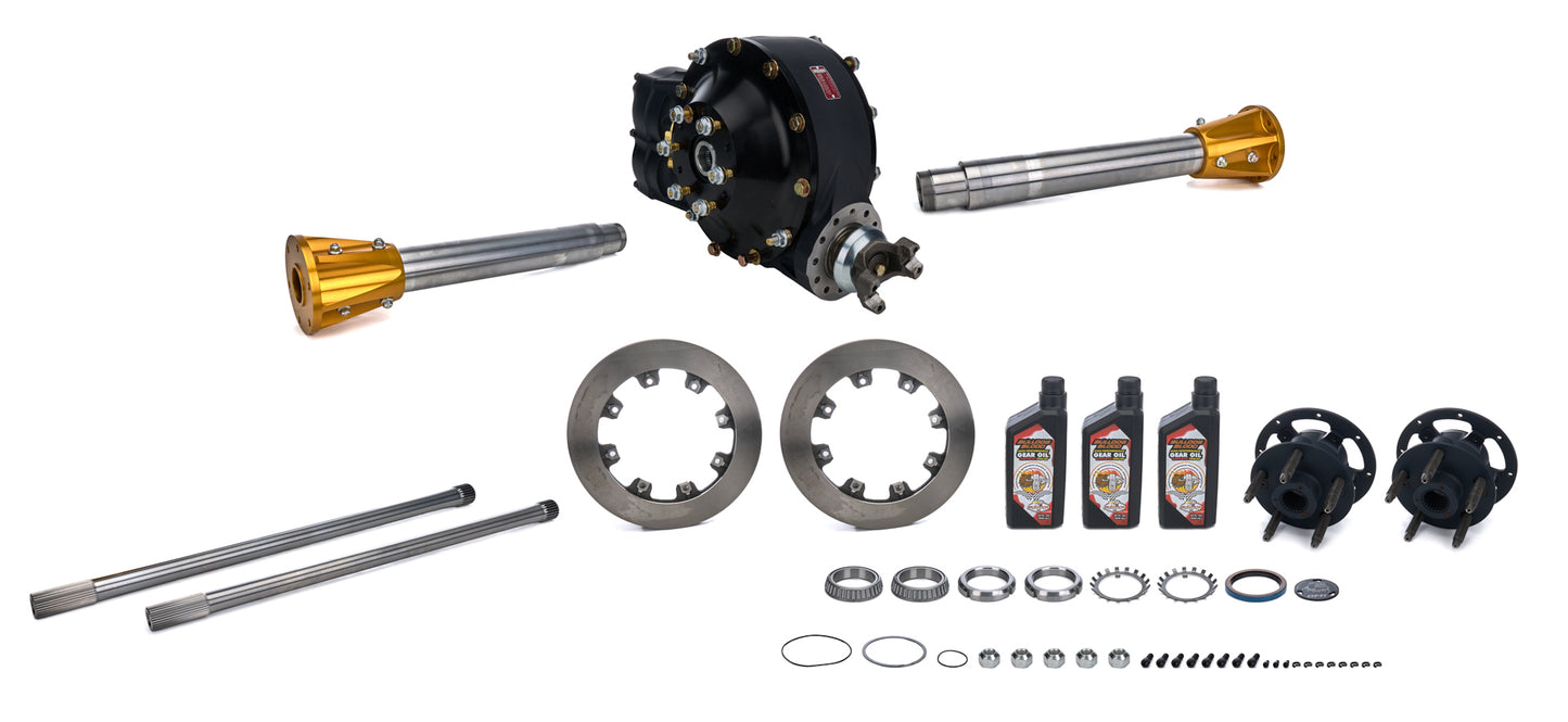 EZ 4.12 Mod Rear w/GN Tubes Blt Hubs & Rotors