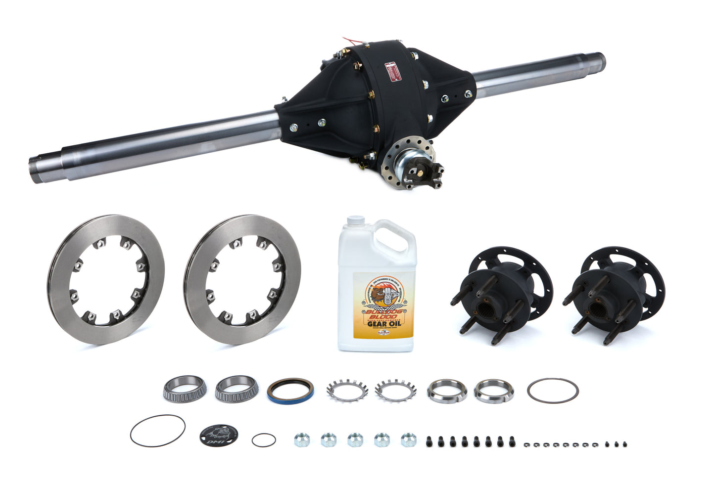 4.86 Mod Rear w/GN Tubes Billet Hubs & Rotors