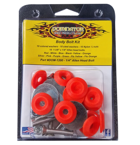 Body Bolt Kit Flou Orange Allen Head