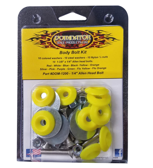 Body Bolt Kit Flou Yellow Allen Head