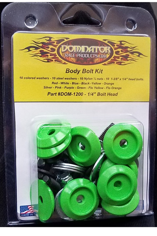 Body Bolt Washer 1pc Ext. Green