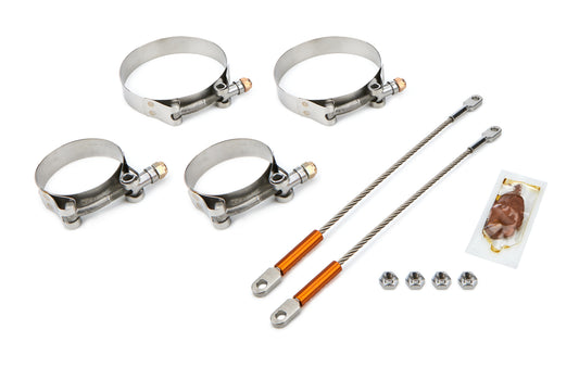 10in Premium Tether Set 2.250 Pri/3.500 Clamp