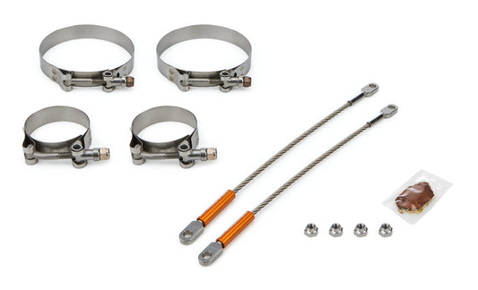 10in Premium Tether Set 2.250 Pri/4.000 Clamp