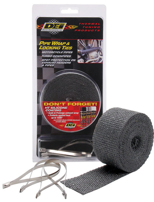 Exhaust Wrap Kits-Kit - Pipe Wrap & Locking Tie