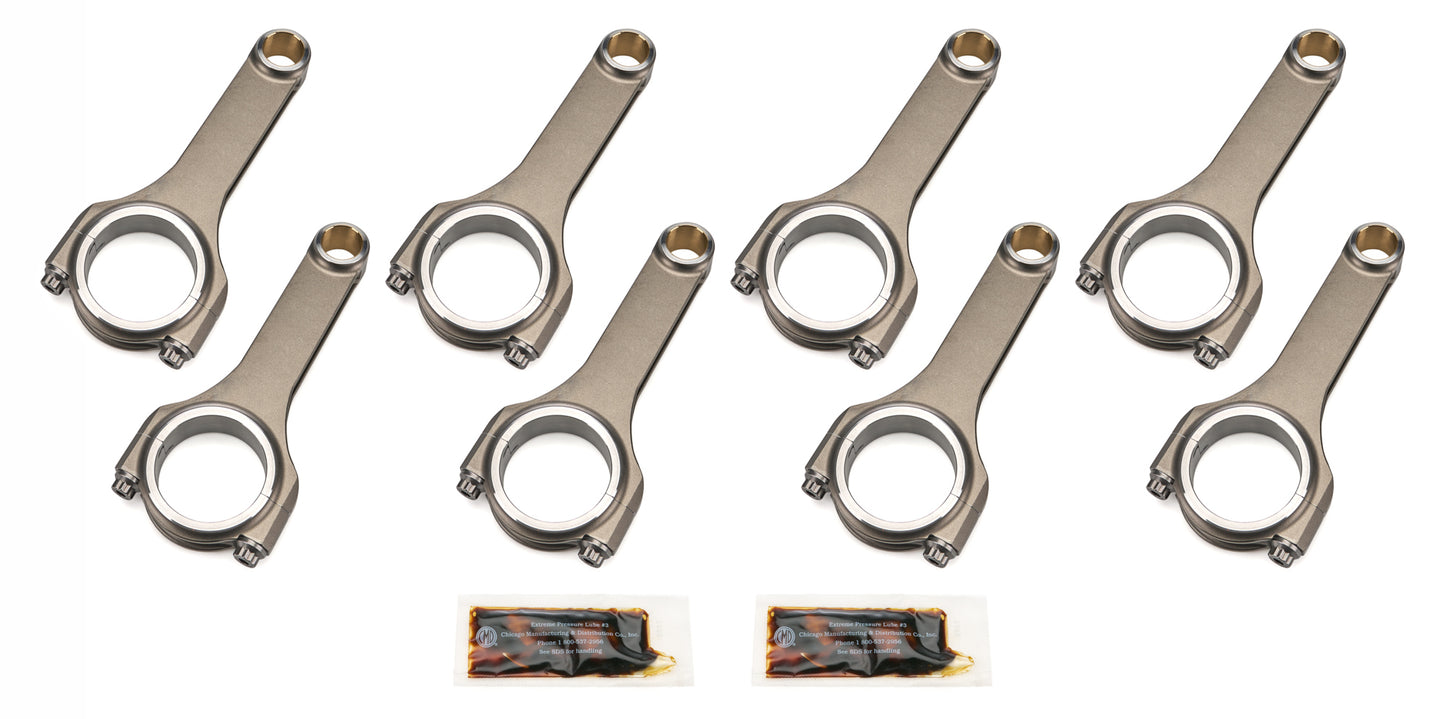 SBC 6.125 Forged Rods - 2.100 Pin Dia.