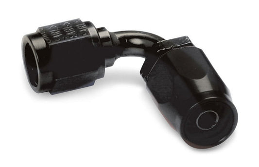 4 90 Degree Auto-Fit Hose End Black