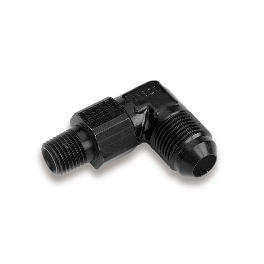 Adapter Fitting 6an Male Swvl to Male 3/8 NPT 90