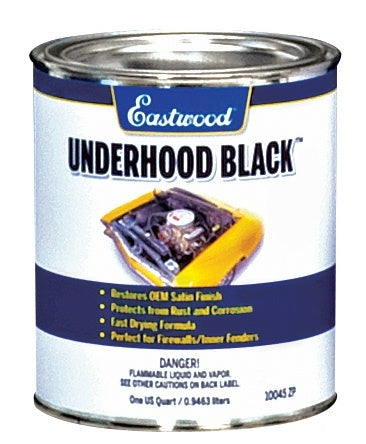 Underhood Paint Black Quart Can