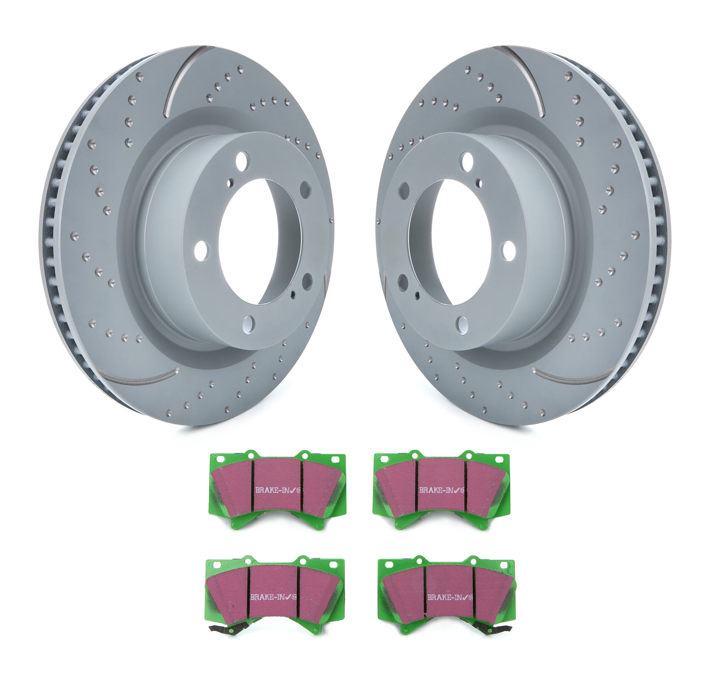 Brake Rotor & Pad Kit Greenstuff Toyota