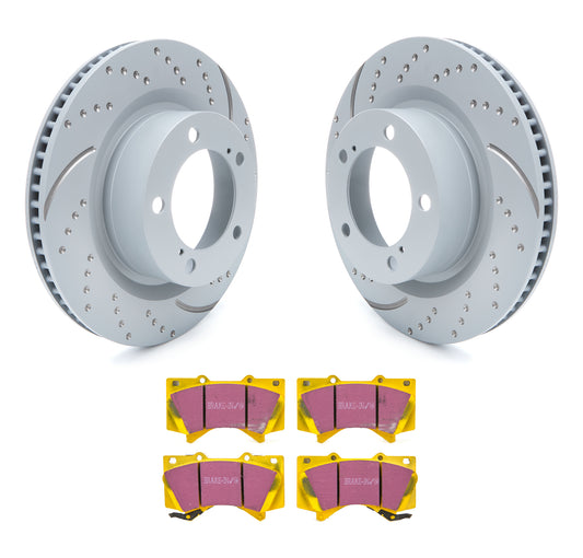 Brake Rotor & Pad Kit Yellowstuff Toyota/Lexus